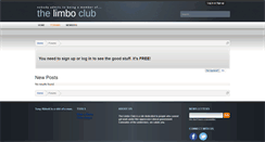 Desktop Screenshot of limboclub.com