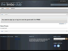 Tablet Screenshot of limboclub.com
